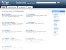 Tablet Screenshot of dosquebradas.avisos-colombia.com