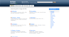 Desktop Screenshot of aguadedios.avisos-colombia.com