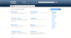 Desktop Screenshot of cajica.avisos-colombia.com