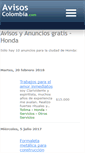 Mobile Screenshot of honda.avisos-colombia.com