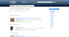 Desktop Screenshot of anolaima.avisos-colombia.com