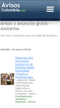 Mobile Screenshot of anolaima.avisos-colombia.com