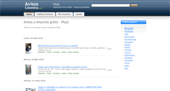Desktop Screenshot of piojo.avisos-colombia.com