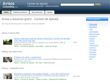 Tablet Screenshot of carmendeapicala.avisos-colombia.com