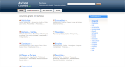 Desktop Screenshot of barbosa.avisos-colombia.com