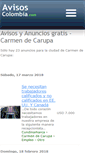 Mobile Screenshot of carmendecarupa.avisos-colombia.com