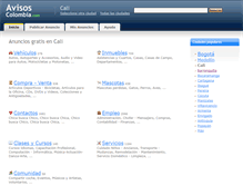 Tablet Screenshot of cali.avisos-colombia.com
